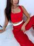 Crop tops "PUZZLE VD1591" - SARKANS